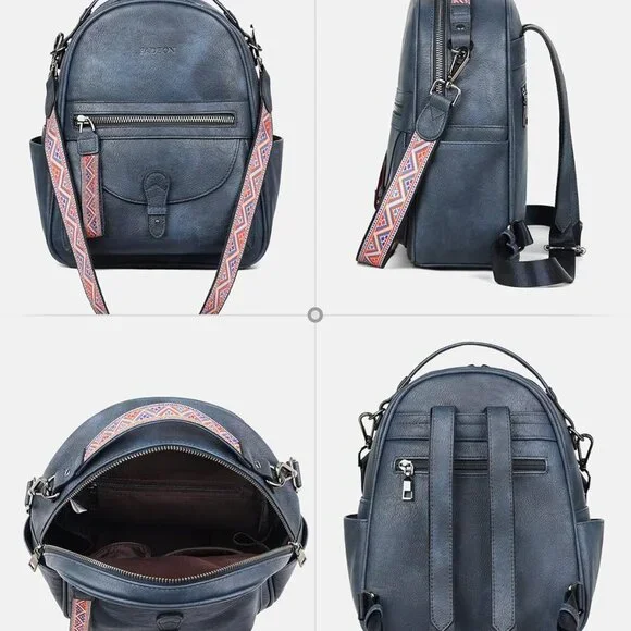 Mini Backpack Purse for Women, Designer Leather Cute Roomly  display picture 1